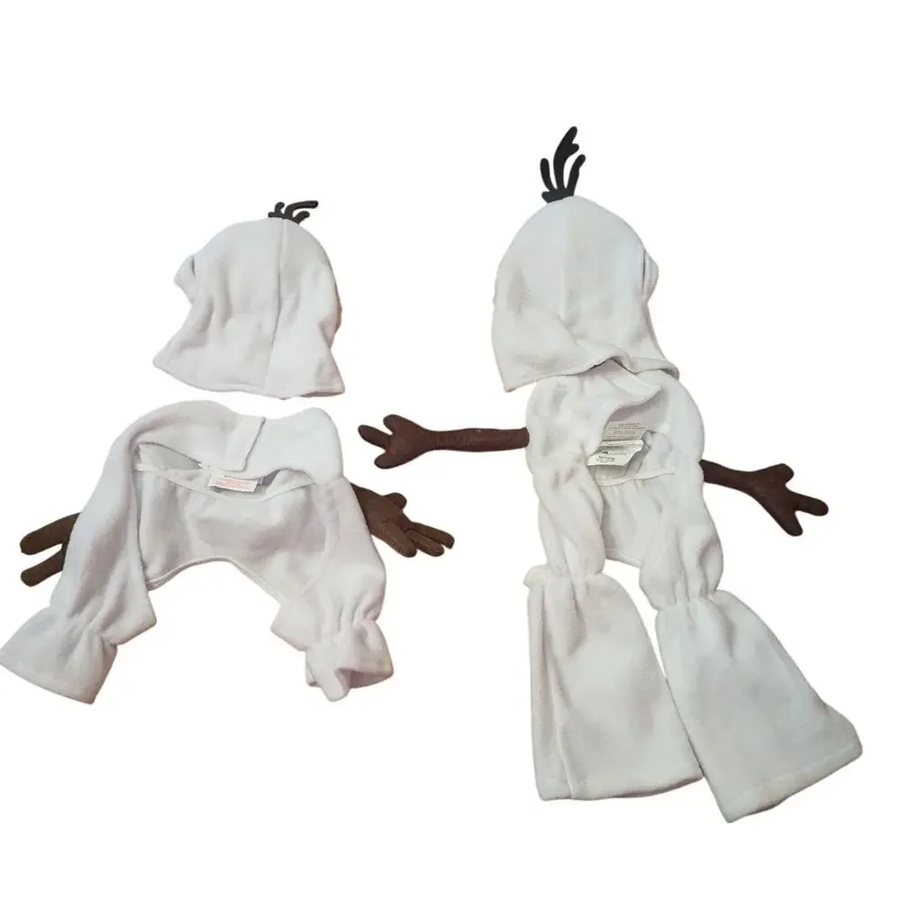 Disney Frozen Olaf Snowman -Two Dog Costumes Medium